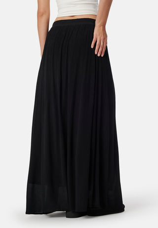 Viscose Crepe Maxi Skirt