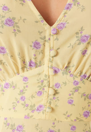 Viscose V-neck Maxi Dress