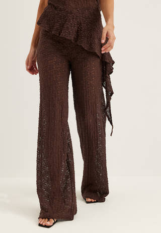 Wide Lace Trousers