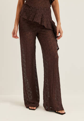 Wide Lace Trousers