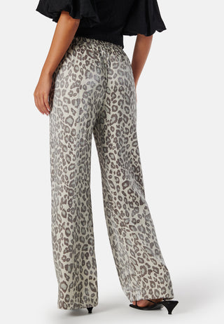 Wide Leg Shimmer Trousers
