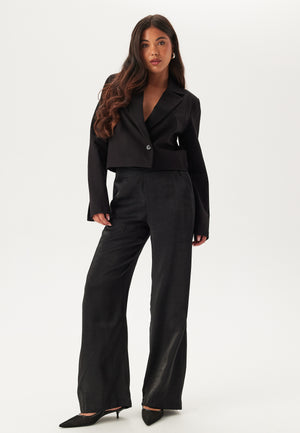 Wide Leg Shimmer Trousers