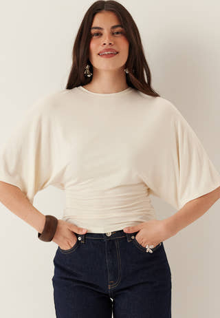 Wide Sleeve Fitted Tee