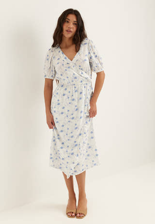 Wrap Frill Dress