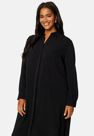 Relaxed L/S Shirt Dress
