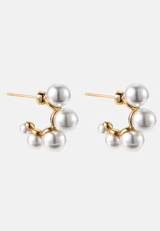 Liz Multipearl Hoop