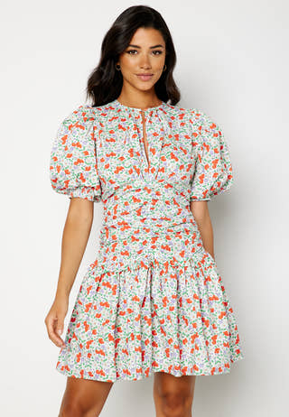 Festive Cotton Mini Dress