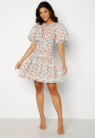 Festive Cotton Mini Dress