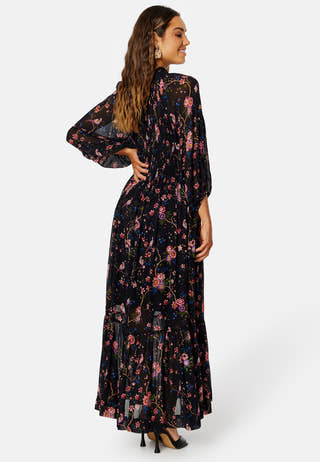 Georgette High Neck Dress