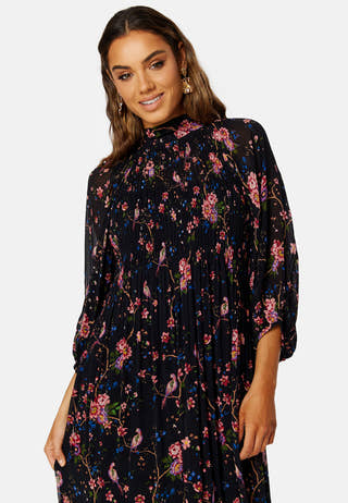 Georgette High Neck Dress