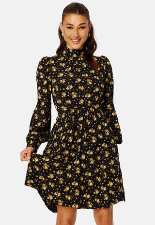 Jacquard Open Back Dress