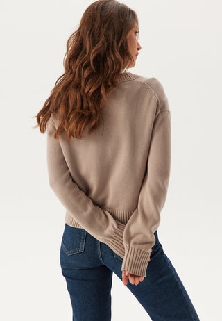 Ck Embro Badge V-neck Sweater