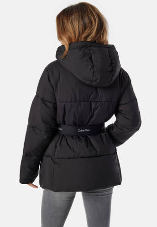 Logo Belt Short Puffer