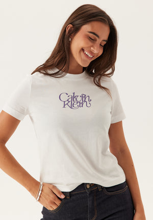 SS Fitted Script Calvin Klein T-skjorte