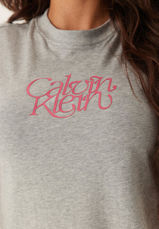 Ss Fitted Script Calvin Klein T-skjorte