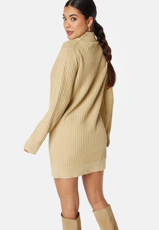 Washed Monologo Sweater Dress