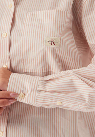 Woven Label Relaxed Shirt