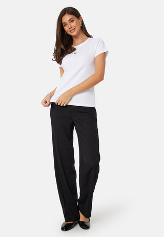 Wowen Label Rib Slim Tee