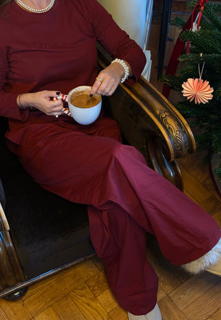 L/S SLEEP SET (COTTON TEE/PANT)