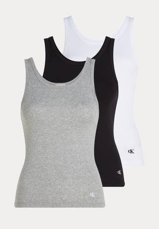Scoop Neck Cotton Tank 3pk