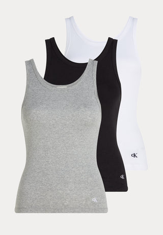 Scoop Neck Cotton Tank 3pk