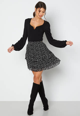 Carlotta flounce skirt