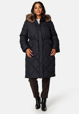Hooded Long Down Jacket