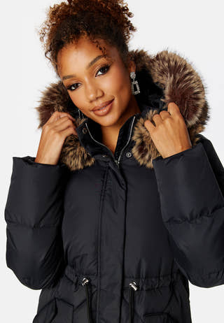 Hooded Long Down Jacket
