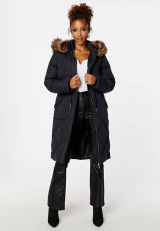 Hooded Long Down Jacket