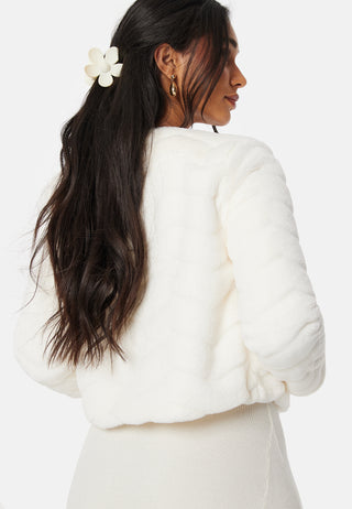 Short Party Faux Fur Jacket