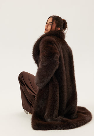 Long Faux Fur Coat