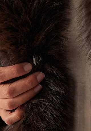 Long Faux Fur Coat