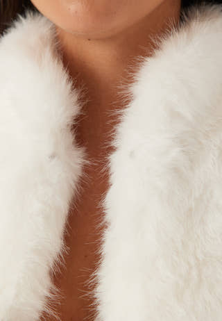 Short Faux Fur Jacket