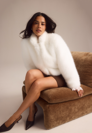 Short Faux Fur Jacket