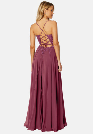 Chiffon evening dress