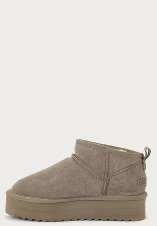 Platform Winter Boot In Suede