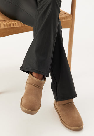 Short Winter Boot In Suede