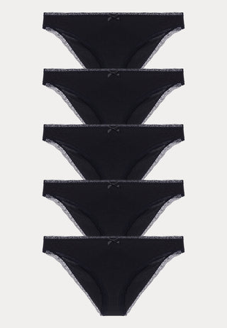 Essential Cotton Brazilian 5-pakning