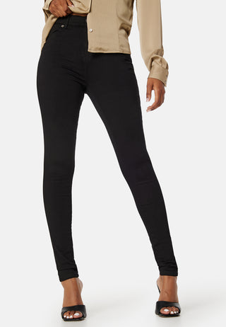 Lexy High Waist Skinny Jeans Black