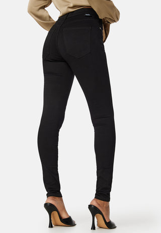 Lexy High Waist Skinny Jeans Svart
