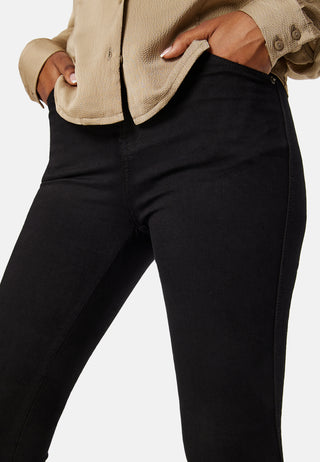 Lexy High Waist Skinny Jeans Svart