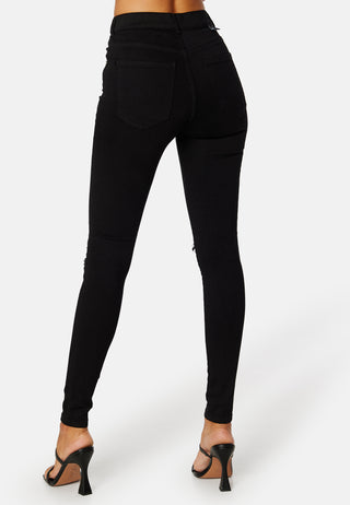 Lexy High Waist Skinny Jeans Svart
