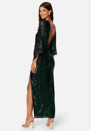 Baylee Deep V-neck Gown
