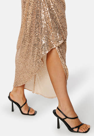Leon One Shoulder Sequin Dress