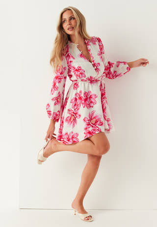 Annalise Fluted Mini Dress
