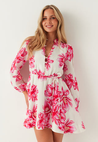 Annalise Fluted Mini Dress