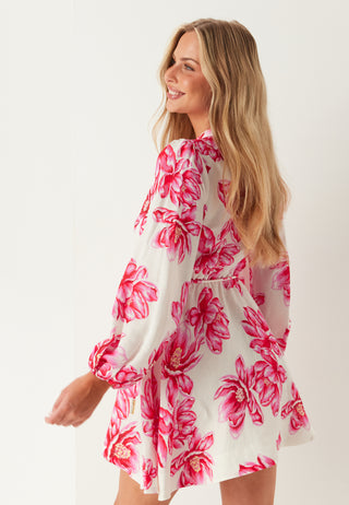 Annalise Fluted Mini Dress