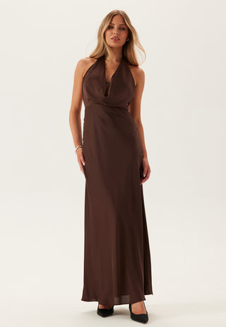 Becca Cowl Halter Satengkjole