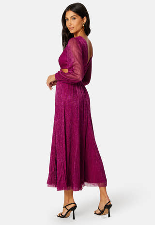 Cassandra Cut Out Plisse Dress
