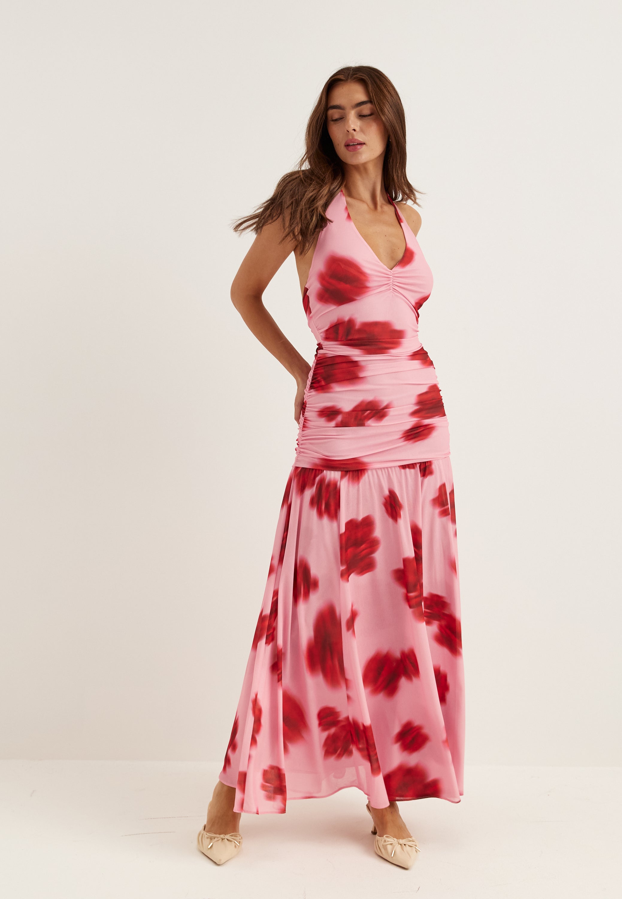 Forever new Cynthia Halter Print Maxi Bridesmaid dresses Forever new Cynthia Halter Print Maxi Bridesmaid dresses